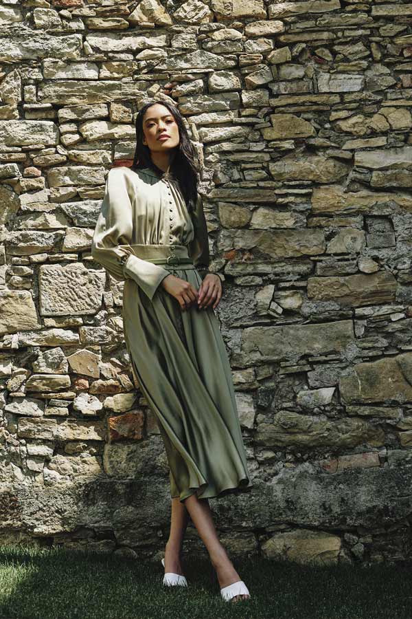 Parma Satin long dress | Be Inspired | Crida Milano